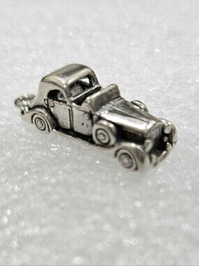 Sterling silver PACKARD CAR Taxco pendant charm NEW Vintage handcrafted artisan